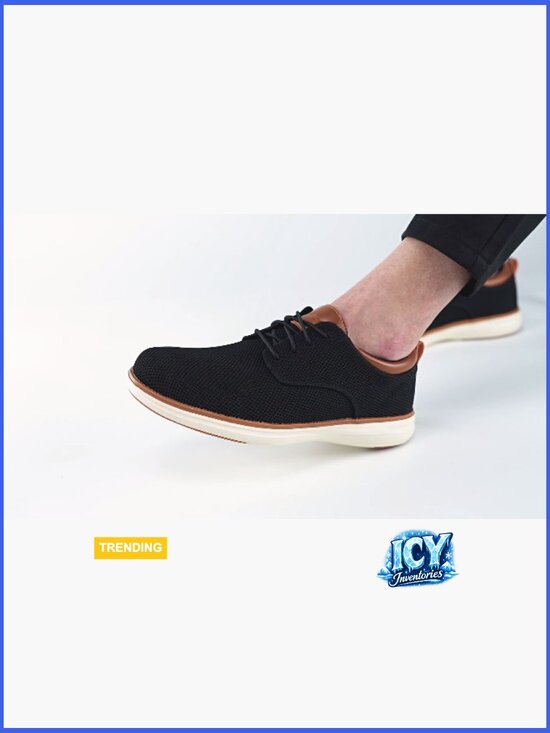 Wide Casual Dress Oxfords Business Shoes Mesh Breathable Comfortable Walking